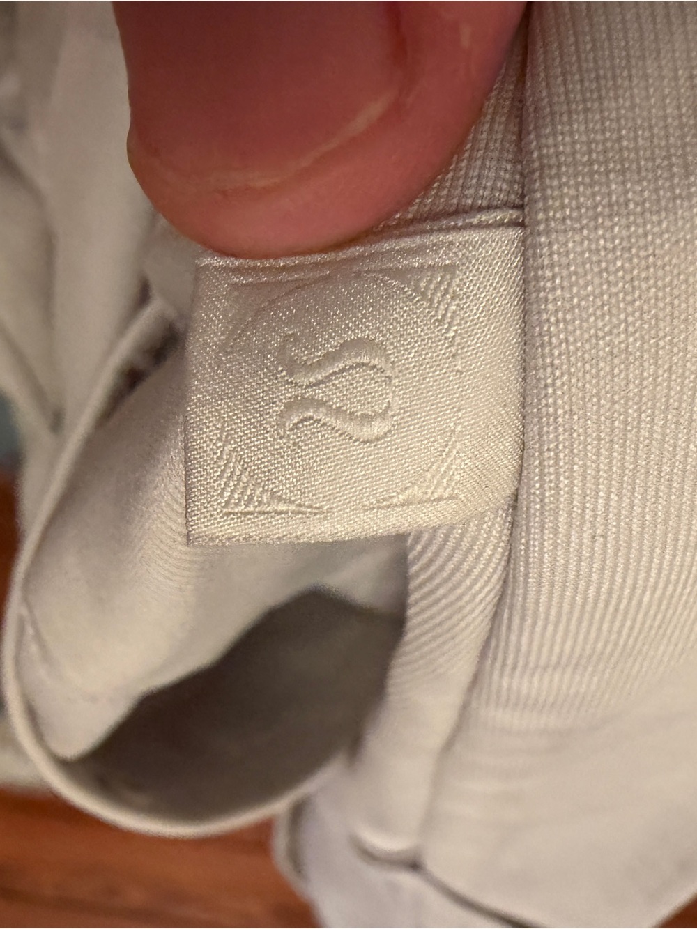 Lulu Lemon Men's Casual Stretch Chino Pants in Light Beige - Picture 3 of 5